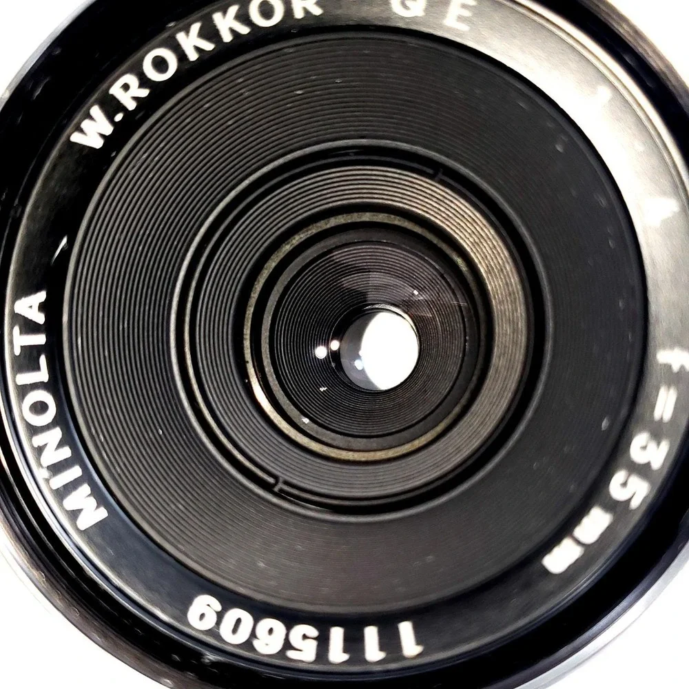 Minolta W.Rokkor QE 35mm f/4 Lens Manual Focus w/ Caps Tested